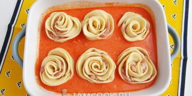 ленивые пельмени в духовке