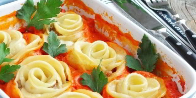 ленивые пельмени в духовке