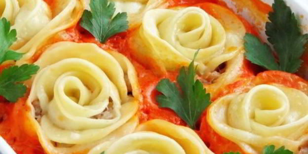 ленивые пельмени в духовке