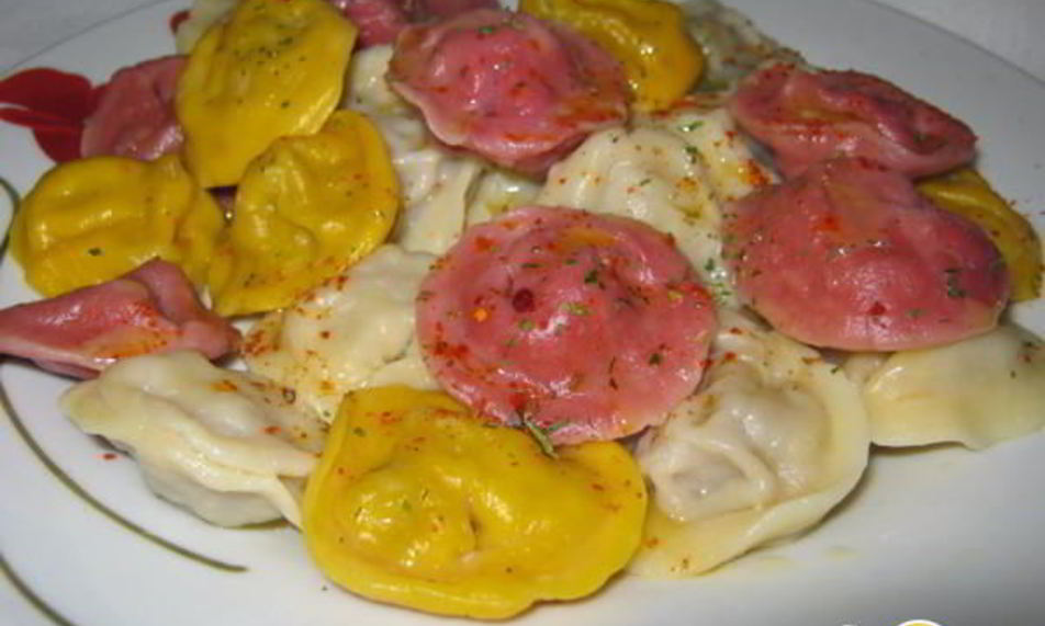 Рецепт пельменей разноцветных