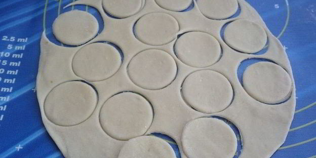 пельмени с гусем, гречкой и овощами