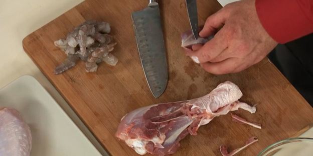 пельмени с индейкой и креветками