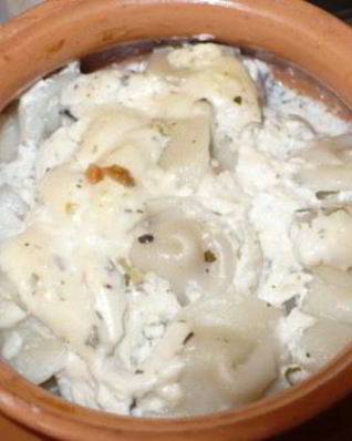 Пельмени с простоквашей