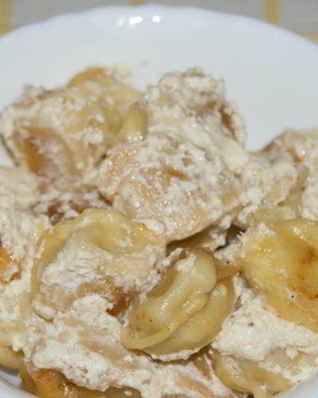 Пельмени с сулугуни