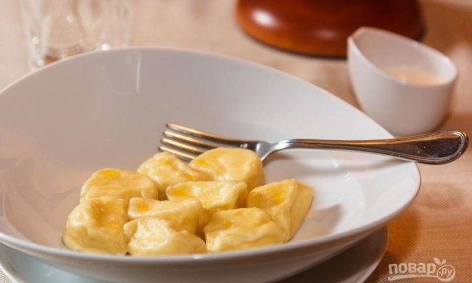 Рецепт пельменей с творогом