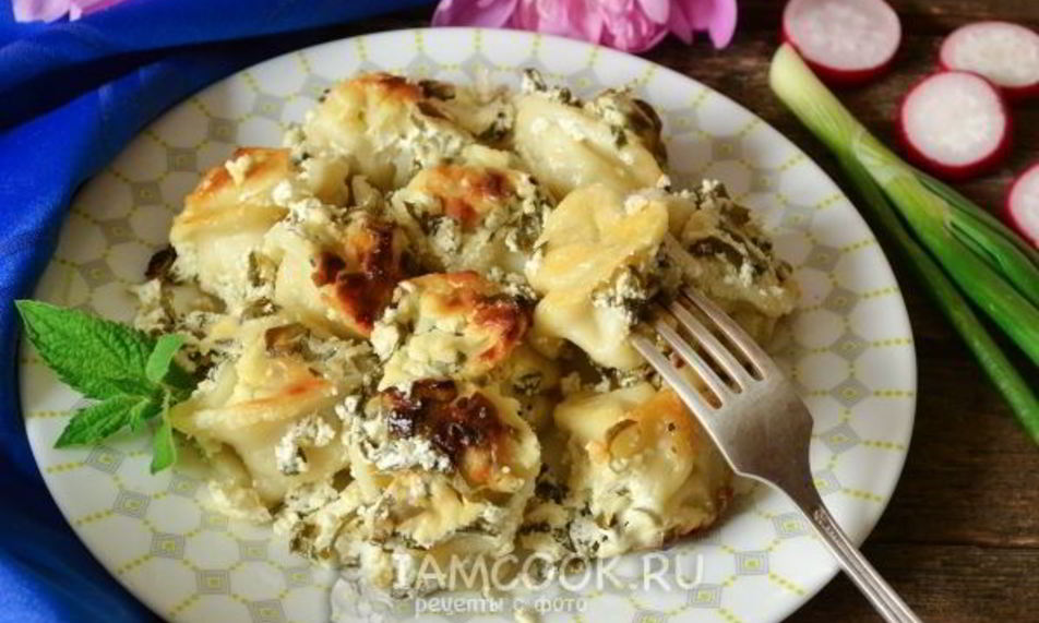 Рецепт пельменей в сметане в духовке