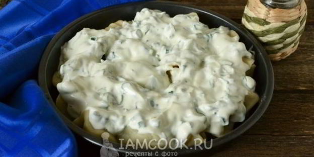 пельмени в сметане в духовке