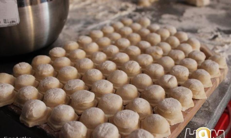 Рецепт пельмешков домашних три мяса