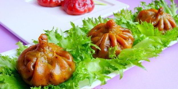 постные цветные хинкали к 8 марта