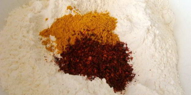 постные цветные хинкали к 8 марта