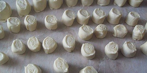 слоеные хинкали