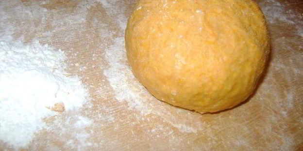 тыквенные пельмешки