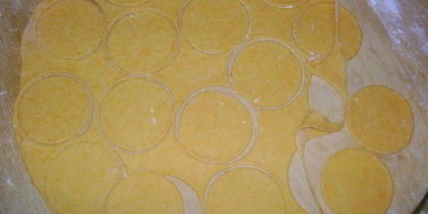 тыквенные пельмешки