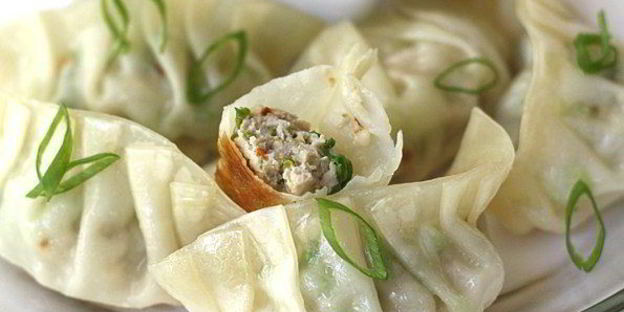 японские жареные пельмени