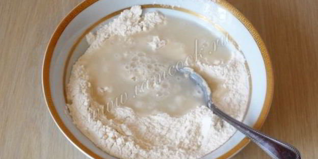 заварное тесто для вареников, пельменей