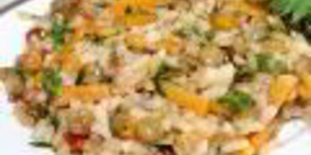 ароматный плов с чечевицей