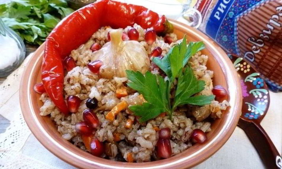 Рецепт ароматного плова с корицея и можжевельникома