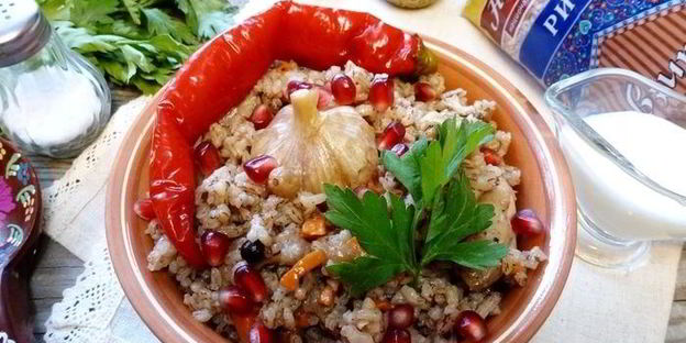 ароматный плов с корицей и можжевельником