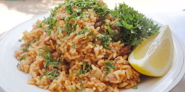 джамбалайя с курицей и чоризо