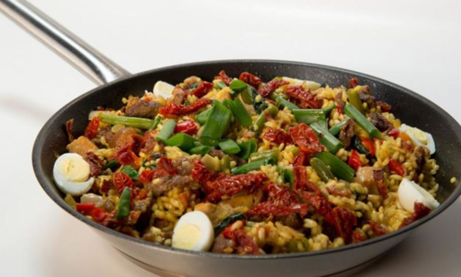 Рецепт мясной паэльи
