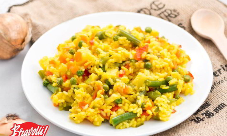 Рецепт овощной паэльи