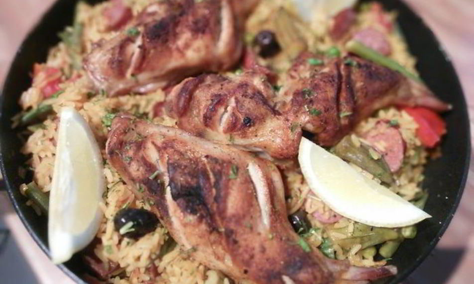 Рецепт паэльи с кроликом