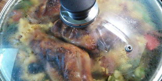 паэлья с кроликом