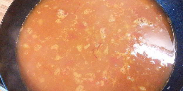 паэлья с кроликом