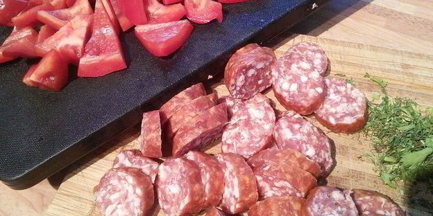 паэлья с кроликом