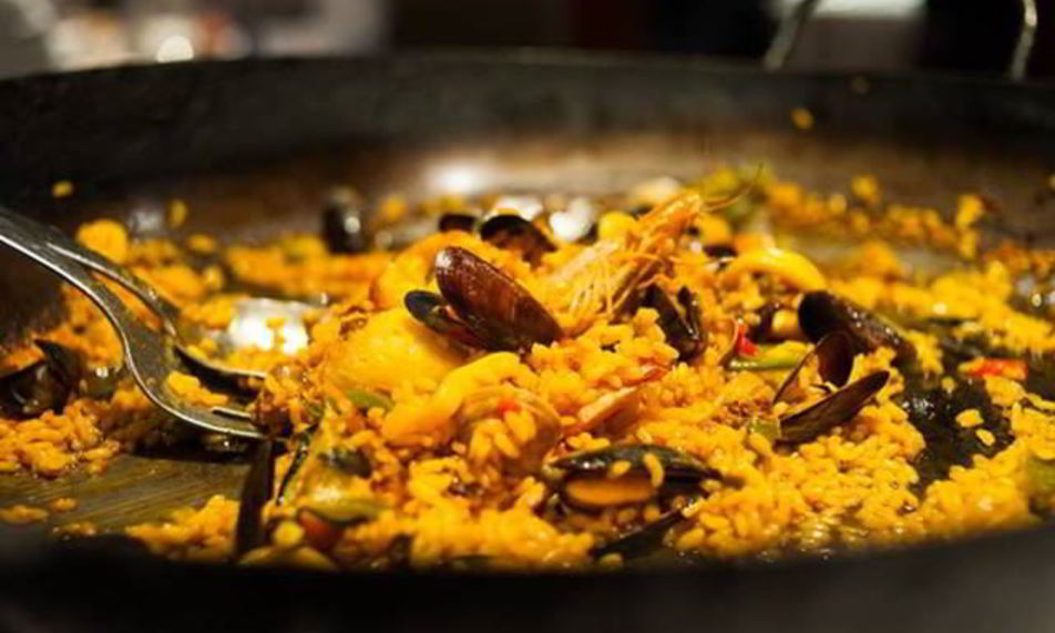 Рецепт паэльи с треской и мидиями