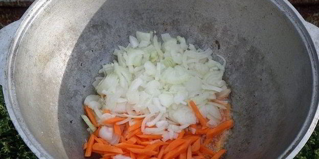 плов дачный с карпом