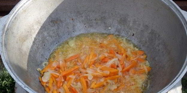 плов дачный с карпом