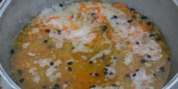 плов дачный с карпом