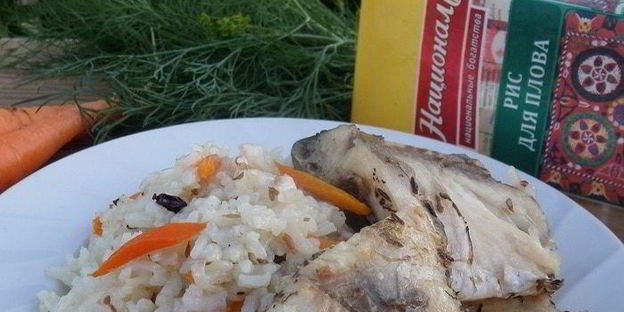 плов дачный с карпом