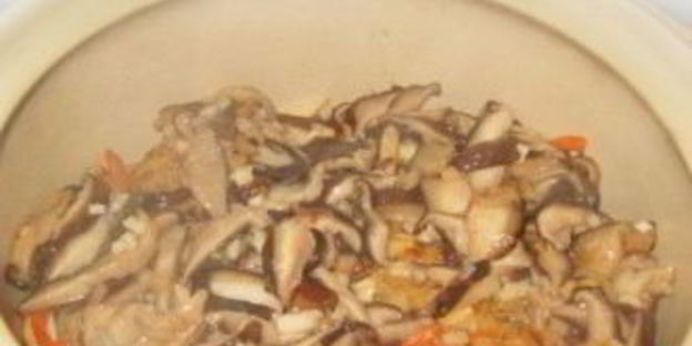 плов из гречки с грибами