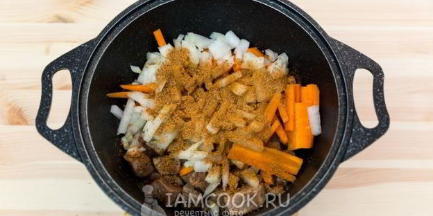 плов из гречки со свининой