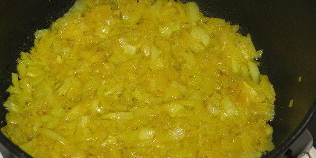 плов из пшена с куриными сердечками