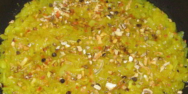 плов из пшена с куриными сердечками