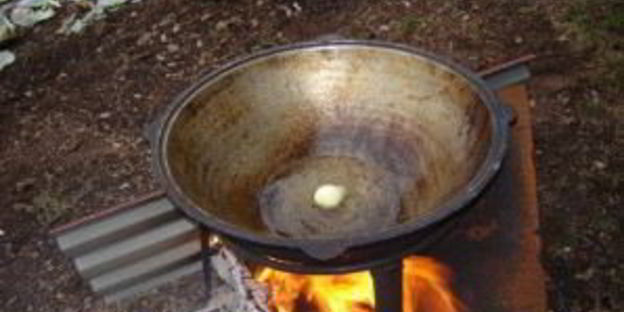 плов на костре