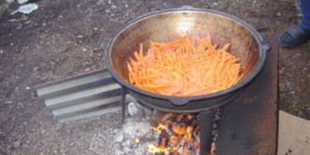 плов на костре