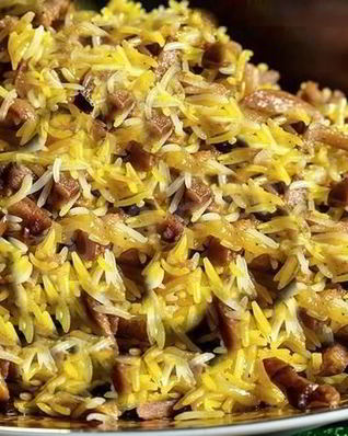 Плов с айвой