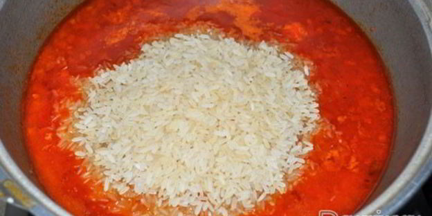 плов с говядиной