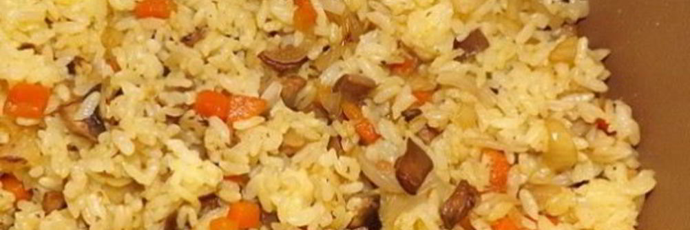 Плов с грибами в мультиварке