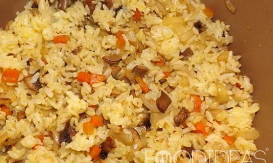 Рецепт плова с грибами в мультиварке