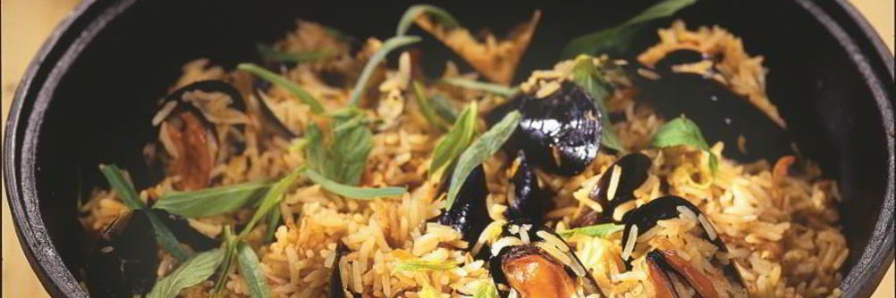 Плов с мидиями