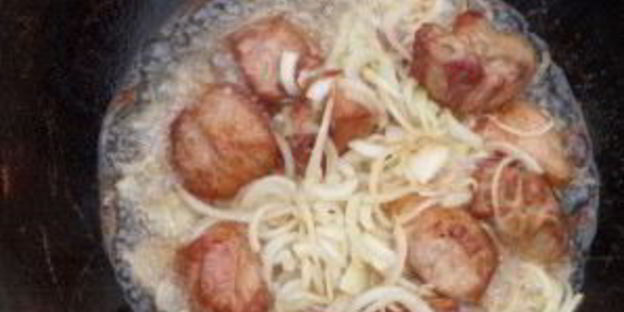 плов узбекский с говядиной