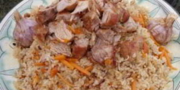 плов узбекский с говядиной