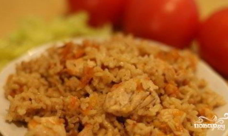 Рецепт плова в духовке на противне