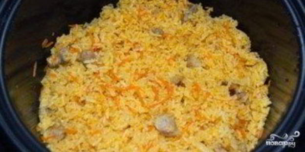 плов в мультиварке редмонд