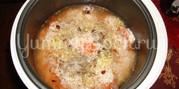 плов в мультиварке